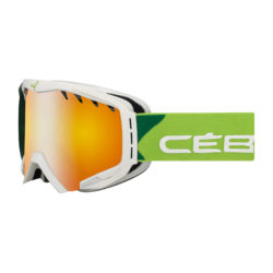 Men's Cebe Goggles - Cebe Hurricane L Goggles. Green Wood - Orange Flash Fire